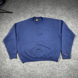 Vintage USA Olympics Sweatshirt Mens Large Navy Blue Sports Crewneck Performance - Picture 1 of 7