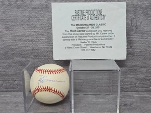 Rod Carew signed handsigniert Baseball OBAL mit Hülle COA - Bild 1 von 6