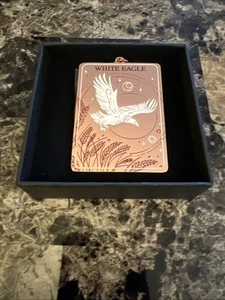 Owlcrate One Dark Window by Rachel Gillig inspired Metal White Eagle Keychain - Picture 1 of 5