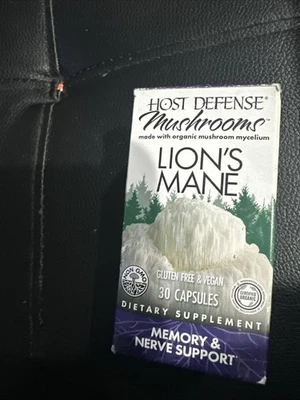 Fungi Perfecti/Host Defense Lion's Mane 30 VegCap!! - Imagem 1 de 3