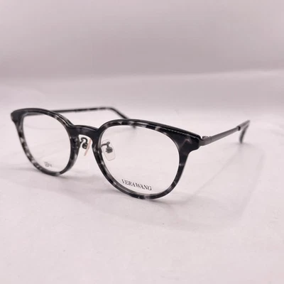 Vera Wang Womens Round Thin Full Rim Eyeglasses VA67 Black Tortoise Pre-Owned - Image 1 of 4