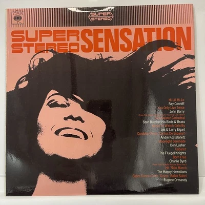 CBS Super Stereo Sensation Vinyl LP Record Album 1960s Compilation - Rare - Image 1 of 4