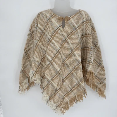 Boyne Valley Weavers Sz OS Plus Shawl Handmade In Ireland Cloak Cape Wool Alpaca - Image 1 of 4