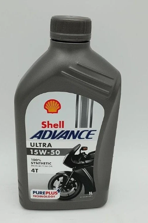 Shell Advance Ultra 4T 15W-50 1 Ltr vollsynth 4Taktmotoröl für Motorräder - Bild 1 von 1