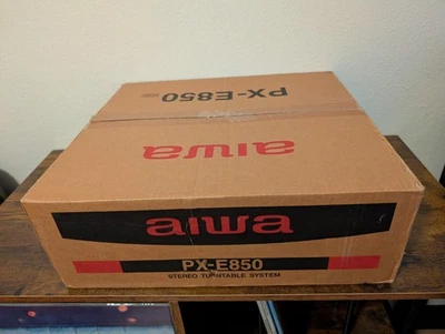 Aiwa PX-E850U Record Player Turntable - BRAND NEW - Opened Box to verify - RARE - Image 1 of 4