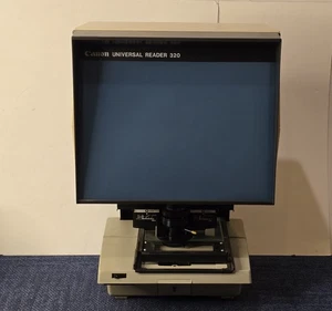 Vintage Microfiche Canon Universal Reader 320 mit Deckel | funktioniert muss gereinigt werden - Bild 1 von 16