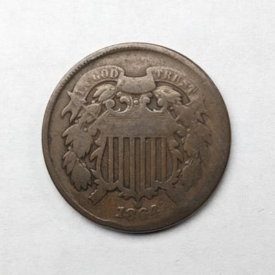 1864 Two Cent Piece - Image 1 of 3
