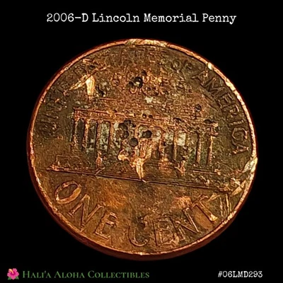 💠🪙💠2006 D Lincoln Cent ~ Defective Planchet Error - Image 1 of 4