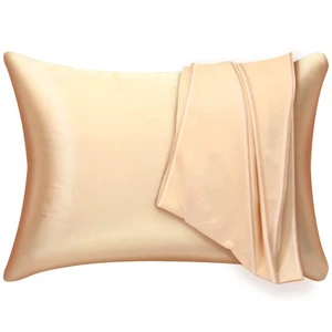 Mulberry Silk Pillowcase 2 Pack for Hair and Skinwith Hidden Zipper.Both Side - Picture 1 of 7