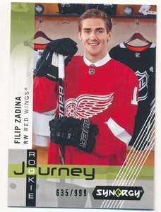 FILIP ZADINA 2019-20 UPPER DECK ROOKIE JOURNEY SYNERGY #RP-3 SP #635/999 MINT - Picture 1 of 2