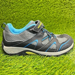 Merrell Trail Chaser Boys Size 5Y Gray Black Blue Running Hiking Shoes Sneakers - Picture 1 of 10