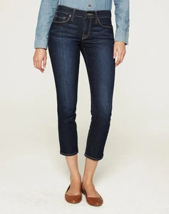 Lucky Brand Jeans Sofia Capri dunkelblau Größe 12 (31) x 26" Schrittlänge - Bild 1 von 11