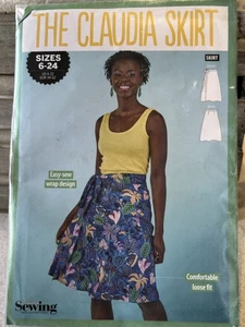 Simply Sew Schnittmuster. Der Claudia Rock. Größe 6-24.  Uncut - Bild 1 von 4