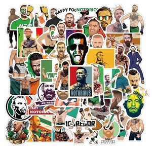 50 adesivi Conor McGregor UFC MMA Irlanda set decalcomanie combattimento boxe idroelettrico - Foto 1 di 5