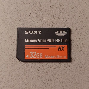 Sony MS-HX32B 32GB Memory Stick PRO-HG Duo HX 50MB/sec High-Speed Card, Genuine - Picture 1 of 2