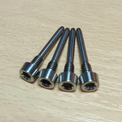 TITAN CLASSICS LTD 4 x TITAN Magura MT4 MT5 MT6 MT7 MT8 Bremsbelag Bremssattel Ti Pins M4 x 26 mm