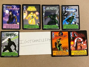 Sentinels of the Multiverse 7 Card Promo Set (Chrono-Ranger, Idealist, Mainstay - Picture 1 of 2