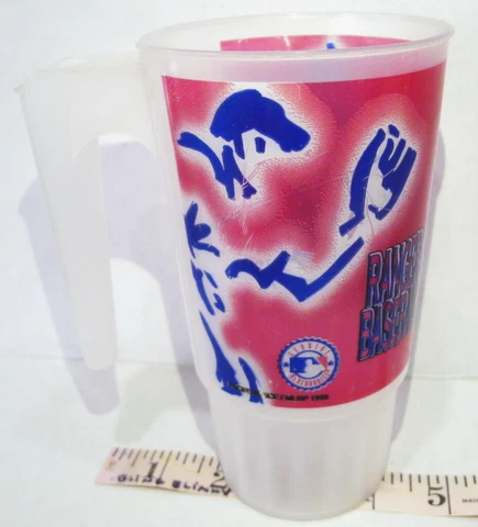 Texas Rangers AL West Champions 1998  Plastic Cup Vintage Souvenir RARE MLB Cover