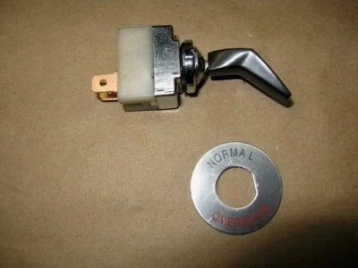 Interruptor MG Overdrive + placa de escudo para MGB MGBGT 1962-67 Foto 1 de 3