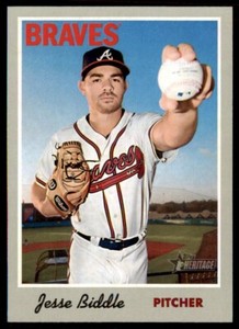 2019 Topps Heritage Jesse Biddle Atlanta Braves #48