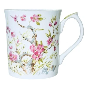Vintage Elizabethan England CHINESE BLOSSOM Pink Floral Bone China Mug MINT - Picture 1 of 6