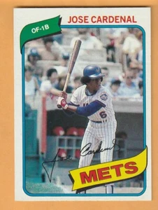 Jose Cardenal New York Mets 1980 Topps #512 12P - Imagen 1 de 2