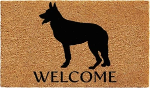 Calloway Mills 102982436 German Shepherd Doormat, 24" X 36", Natural/Black - Picture 1 of 12