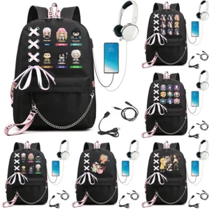 Mochila escolar Anime Demon Slayer Bolso escolar Bolsas de viaje de hombro adolescente Mochila Regalo - Imagen 1 de 27