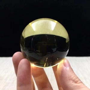 49mm AAA+ Natural Citrine Quartz Sphere Rainbow Crystal Ball Reiki Healing 170g - Picture 1 of 6