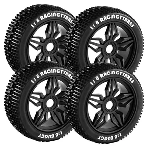 17mm Hex Nabe Rad Felge Reifen Kit für HSP KYOSHO 1/8 Off-Road RC Auto Buggy - Bild 1 von 15