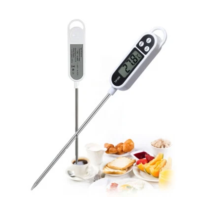 F74 Digitale Küchenthermometer Fleischthermometer LCD Bildschirm für Küche, Brat