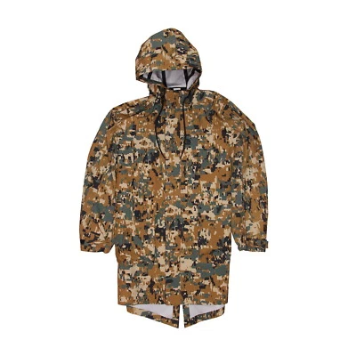 Chaqueta de trinchera impermeable camuflada Nike para hombre (mediana, verde) $400 Foto 1 de 2