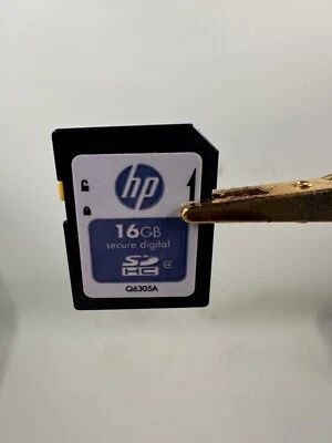  HP 16GB SECURE DIGITAL Class 4 SDHC Flash Memory Card Q6305A - Image 1 of 2