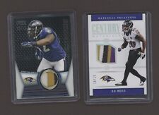 2009 Topps Game Used Jersey Patch /40 Ray Lewis Ed Reed NT Patch /25 Lot (2) SSP