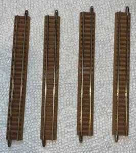 N Scale Tomix 140 mm 5.51 in straight Track 4 pcs S140 brown ballast - Picture 1 of 1