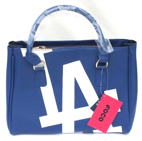 New Olds Stock FOCO Blue L.A. Los Angeles Dodgers Baseball Women's Purse Bag Cover