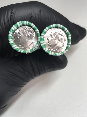 2019 P&D ROOSEVELT DIME BU BANK ROLLS Cover
