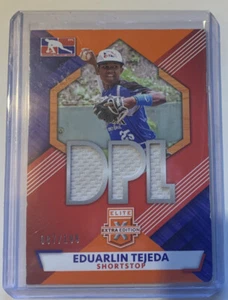 Camiseta Donruss Elite Eduarlin Tejeda 2021 triple DPLM #87/199 San Diego Padres - Imagen 1 de 2