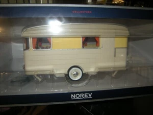 Remolque Norev 1:18 Caravan Digue Panoramic 14 1960 en embalaje original - Imagen 1 de 1