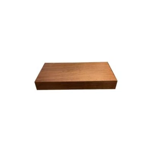 Rok Hardware Single Piece Floating Kitchen Shelf, 12 Inch Length, Walnut Finish - Picture 1 of 3