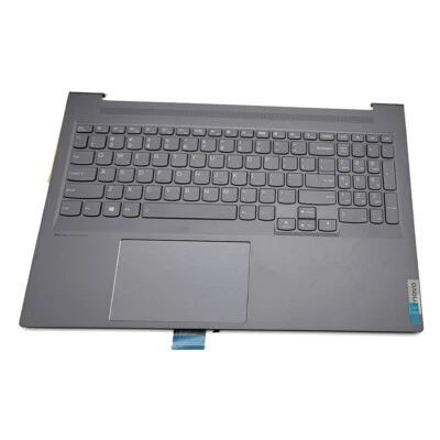 LAPTOPPARTS New Palmrest For Lenovo Slim 7 16IAH7 Keyboard Backlit Gray Cover 5CB1J38238 US