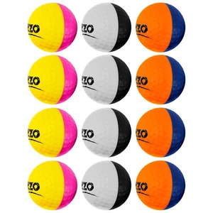 Izzo Golf Tru Spin Foam 2025 12 pelotas de práctica ayuda de entrenamiento docena interior exterior - Imagen 1 de 5