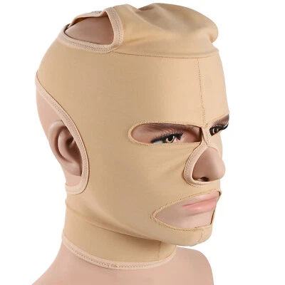 Anti-Aging Wrinkle Full Face Neck Chin Lift Slim Mask Breathable Tight Flexible - Image 1 of 4