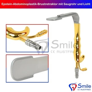Epstein-Abdominoplastik-Brustretraktor mit Saugrohr und Licht Breast Retractor - Bild 1 von 3