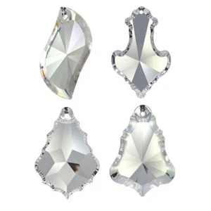 Kristallset 4tlg. 'Pendel' 50mm Crystal 30% PbO ~Regenbogen Feng Shui Suncatcher - Bild 1 von 9