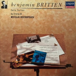 BENJAMIN BRITTEN - Cello Suites Op. 72 & Op. 80 (Mstislav Rostropovitch) (LP) - Bild 1 von 1