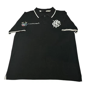 KOOGA BARBARIANS Rugby Shirt Short Sleeve Polo Size Large - Picture 1 of 4