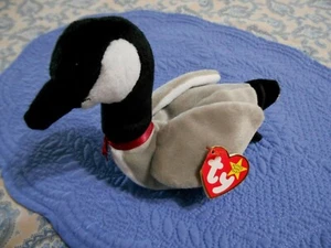 TY Beanie Baby LOOSY Goose Beanie Baby 1998 Swing Tag Gasport Error - Imagen 1 de 11