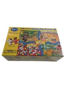 Disney Look & Find Family Fun Puzzle Oversized 300 Pieces Sealed Kohl's Cares - Picture 1 of 9