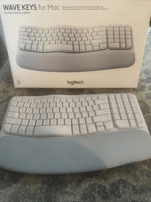 Logitech Wave Keys for Mac, Wireless Ergonomic Keyboard, for Mac, Apple, iPad - Image 1 of 4